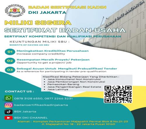 Daftar segera di : lynk.id/bskkadinjakarta